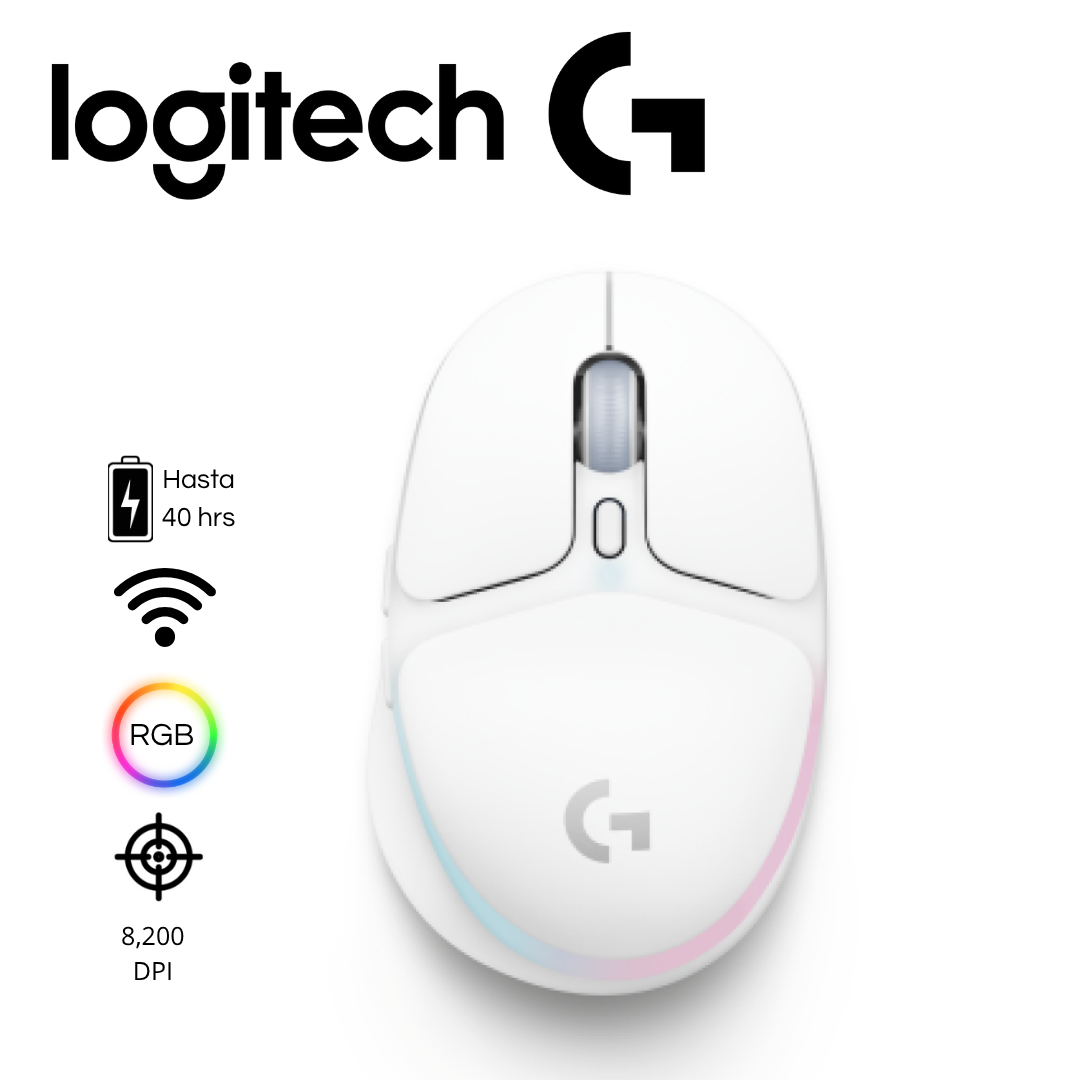 Mouse Logitech G705 Lightspeed Wireless Lightsync RGB White Aurora Collection | 910-006366