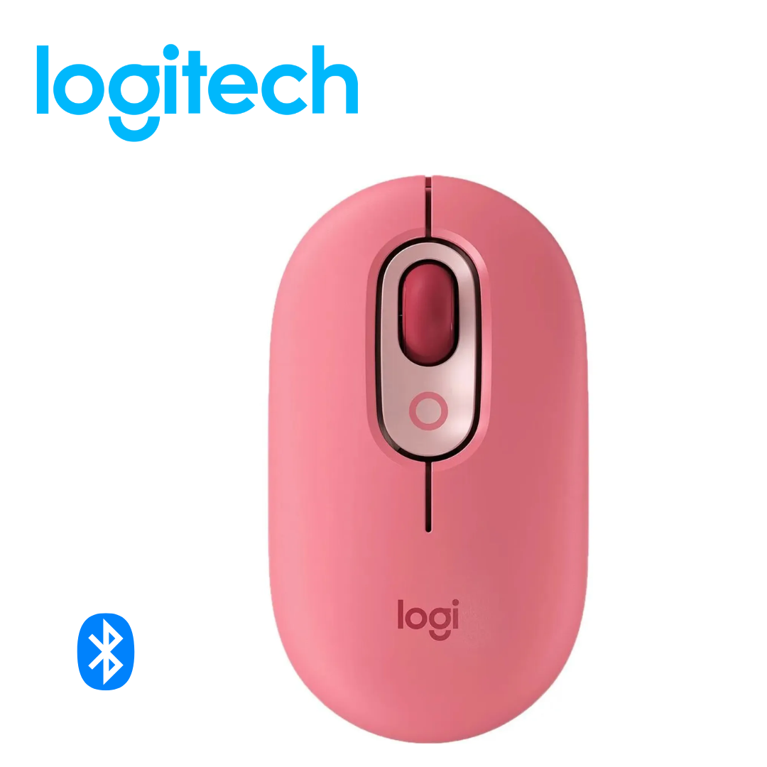 Mouse Logitech Pop Bluetooth - Coral/Rose | 910-006545
