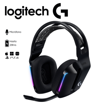 Auriculares inalámbricos Logitech G733 Lightspeed - Negro | 981-000863