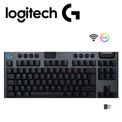 Teclado Logitech G915 TKL Lightspeed, RGB, Lightsync, Mechanical, Black | 920-009495