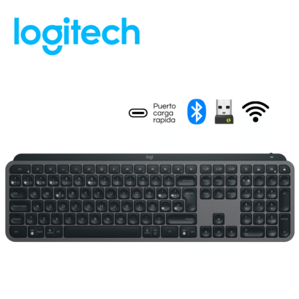 Teclado Logitech MX Keys S Illuminated Wireless/BT Black SP | 920-011561