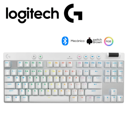 Teclado Logitech Pro X TKL Lightspeed USB White | 920-012143