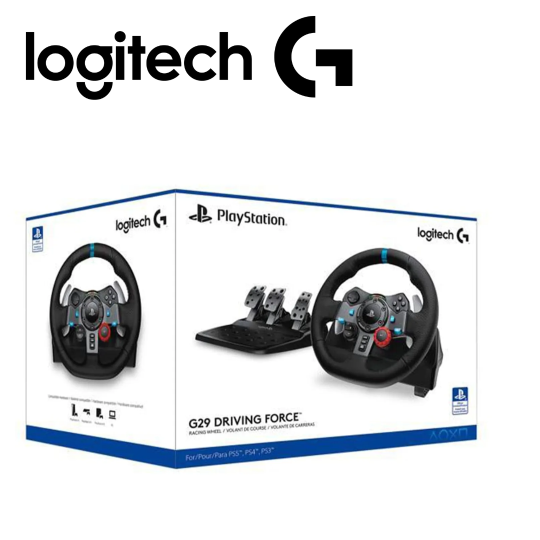 Timón c/Pedal Logitech G29 Racing Wheel PS4/PS3/PC USB Black | 941-000111 - Imagen 2
