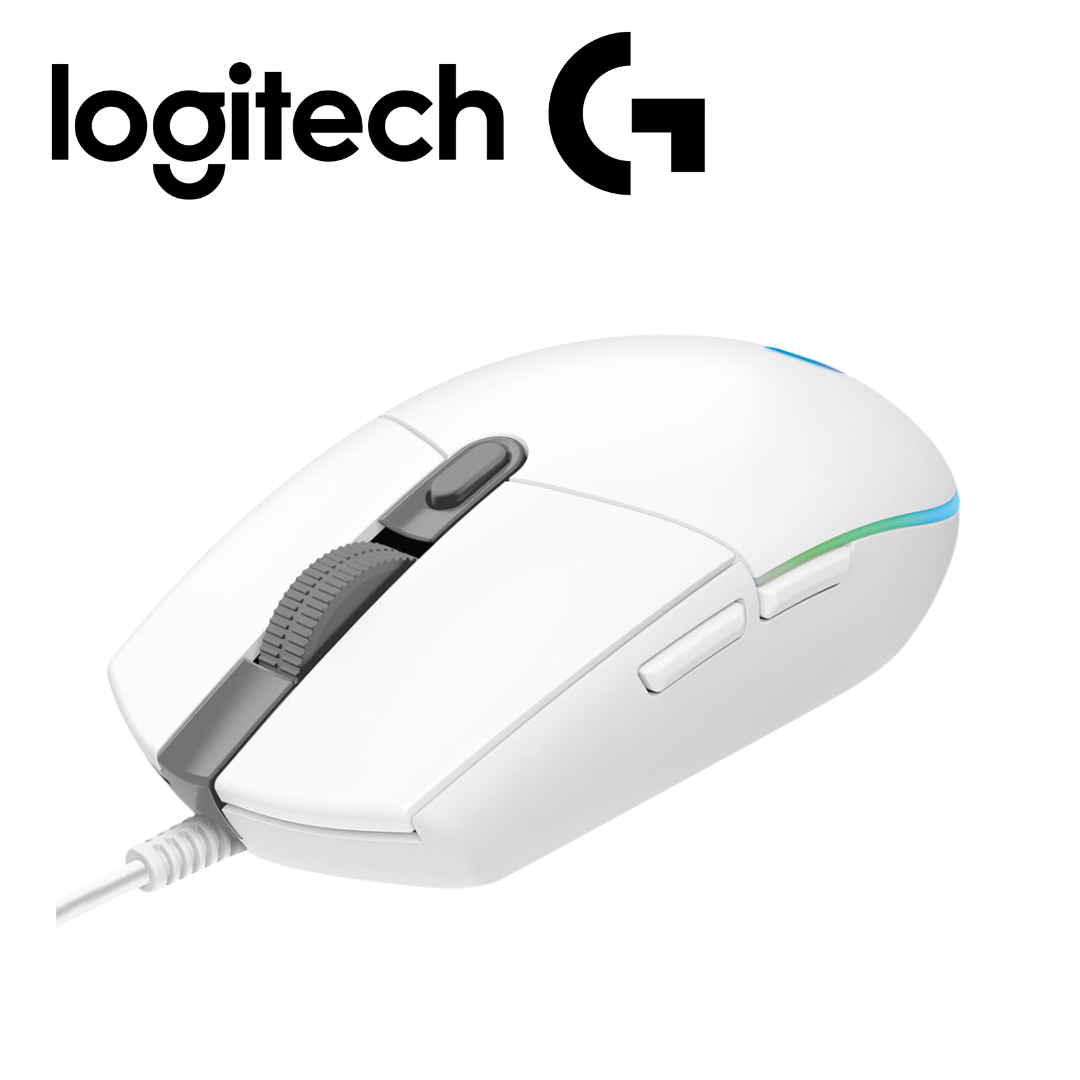 Mouse Logitech G203 Lightsync 8000 DPI, RGB, Blanco | 910-005791 - Imagen 3