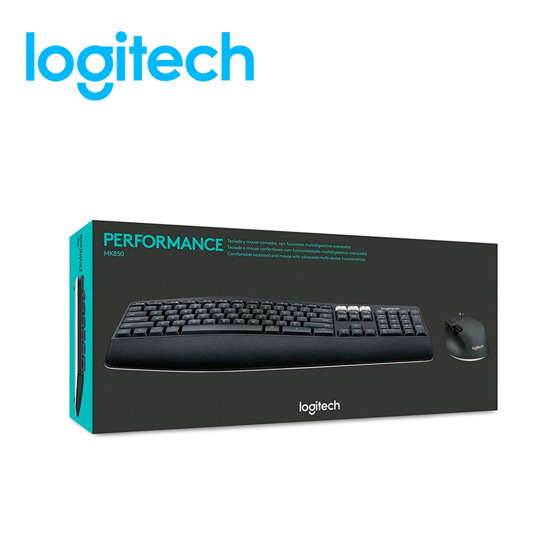 Teclado Logitech + Mouse MK850 Wireless USB Black | 920-008659 - Imagen 3