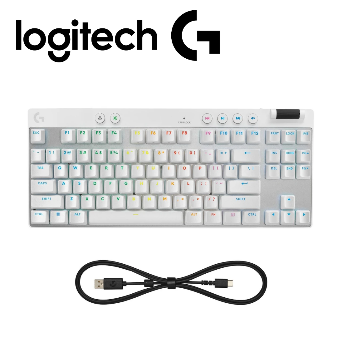 Teclado Logitech Pro X TKL Lightspeed USB White | 920-012143 - Imagen 3