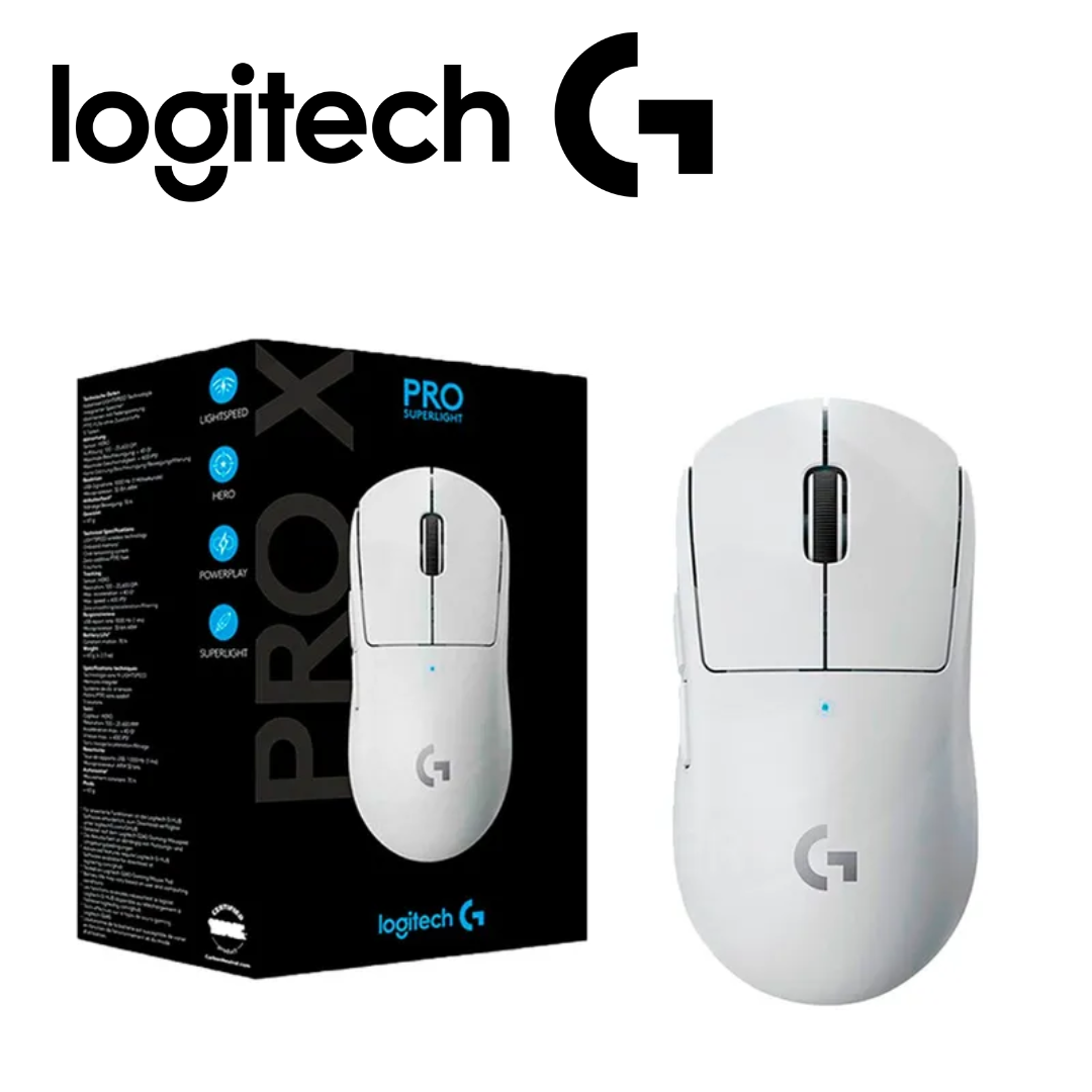Mouse Logitech G Pro X Superlight Wireless Lightspeed Hero 25K White | 910-005940 - Imagen 4