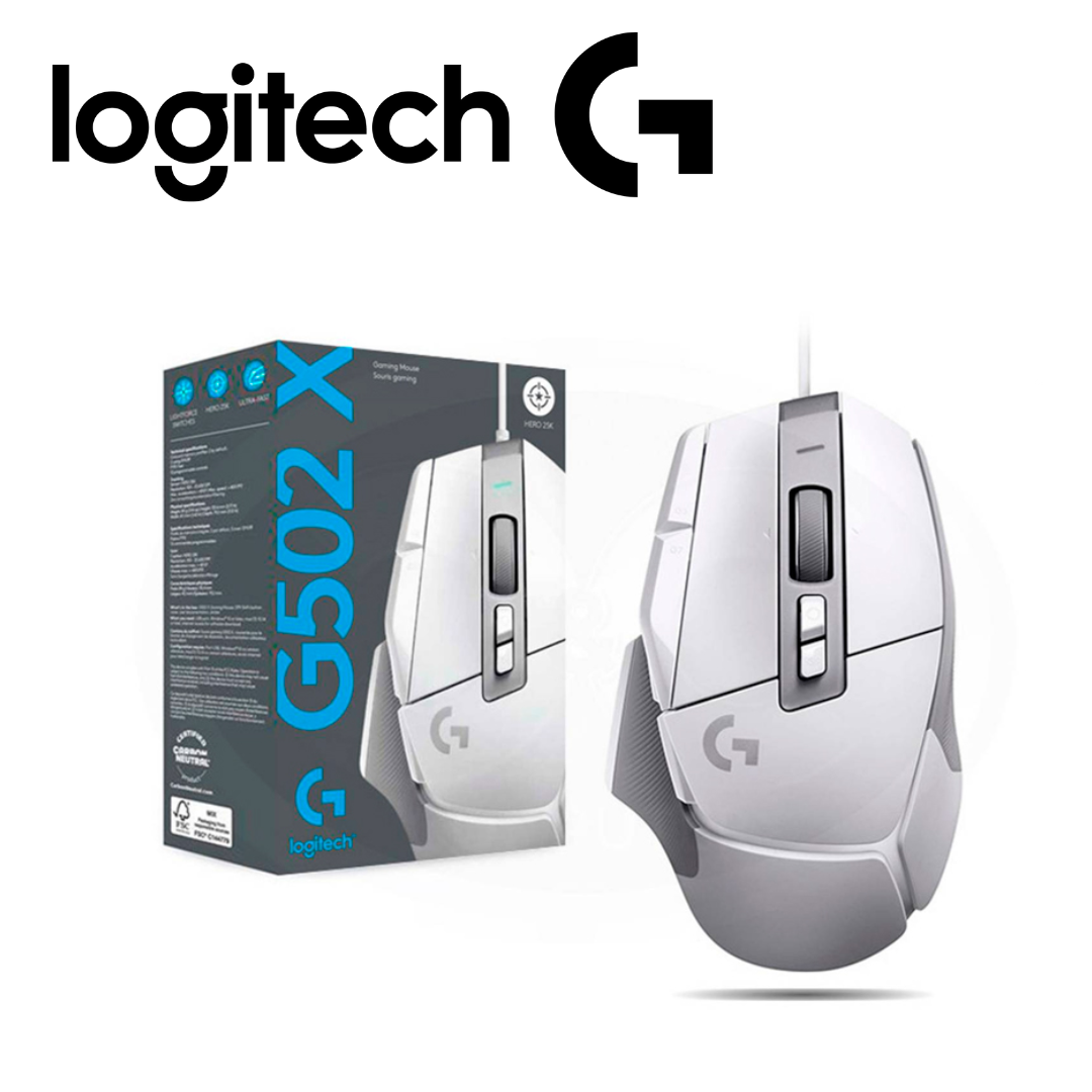 Mouse Logitech G502 X Hero USB 25K DPI Lightforce White | 910-006144 - Imagen 4
