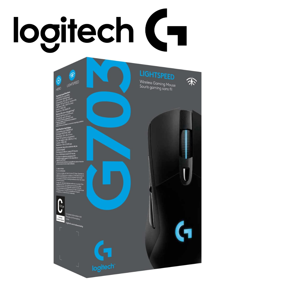 Mouse Logitech G703 Lightspeed Wireless Black | 910-005638 - Imagen 4