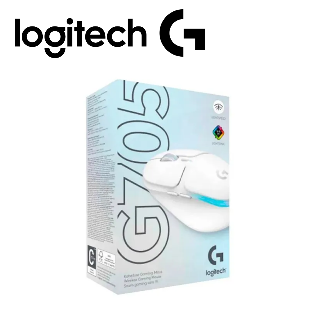 Mouse Logitech G705 Lightspeed Wireless Lightsync RGB White Aurora Collection | 910-006366 - Imagen 4