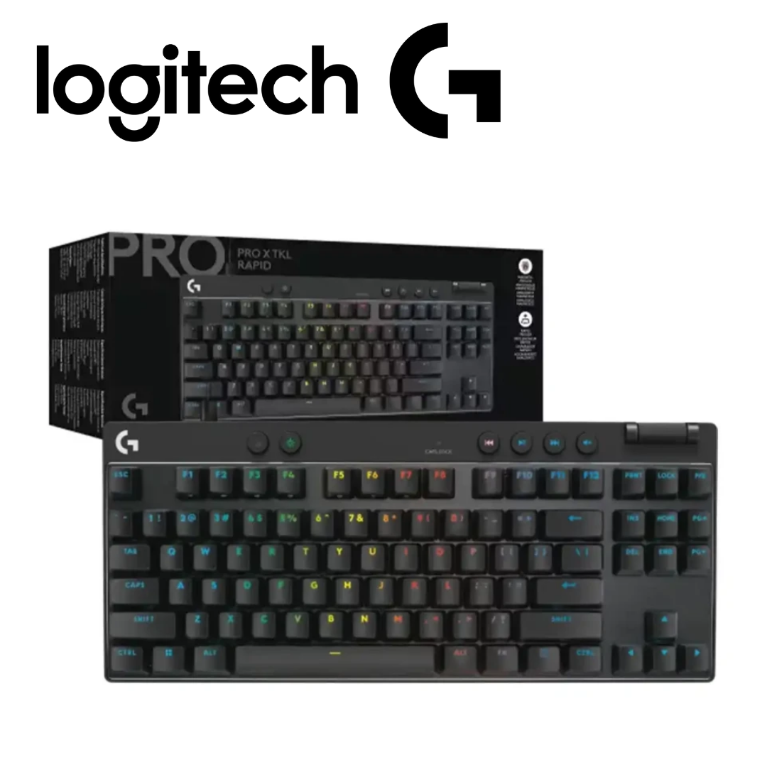 Teclado Logitech Pro X TKL Rapid Análogo / Wired USB-C / Lightsync RGB / Keycontrol Black | 920-013131 - Imagen 4