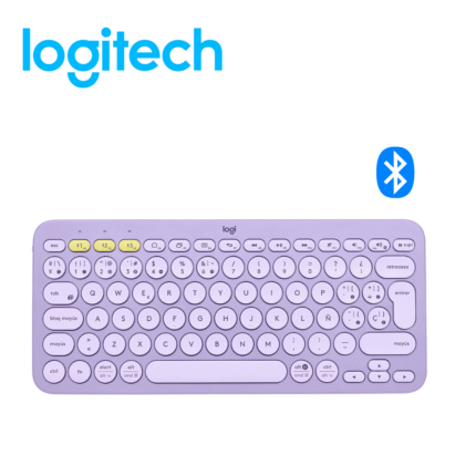 Teclado Logitech Bluetooth Multidispositivo K380, Lavanda | 920-011150