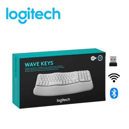 Teclado Logitech Ergo Wave Wireless Bolt/BT / SP White | 920-012279