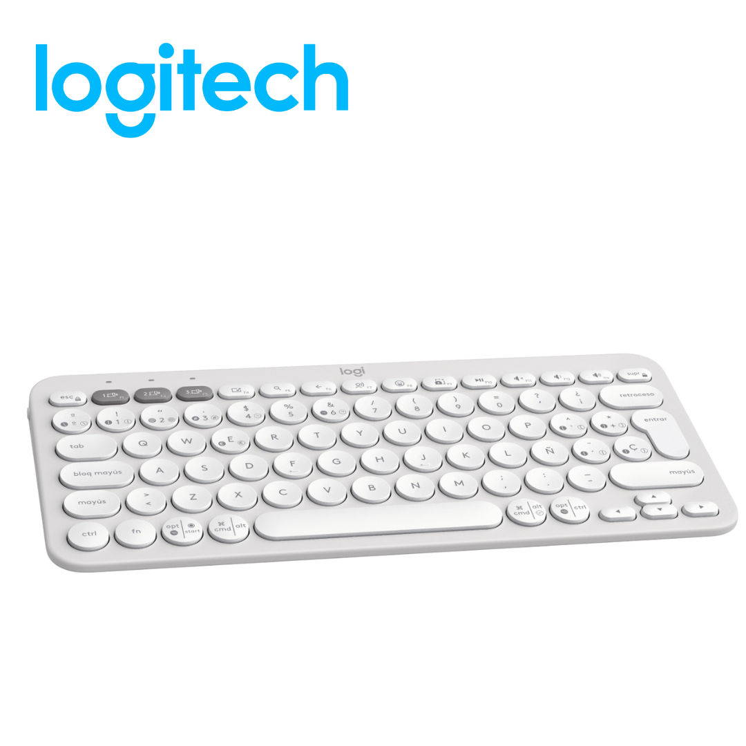 Teclado Logitech Pebble 2 K380S Bluetooth/Wireless SP White | 920-011784 - Imagen 2