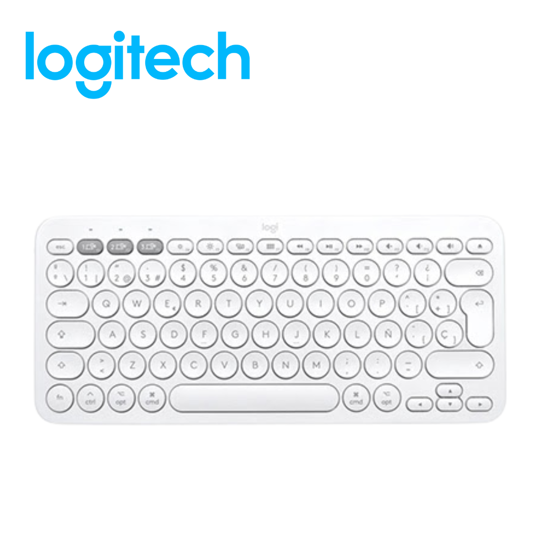 Teclado Logitech Pebble K380 Bluetooth/Wireless White SP | 920-009595 - Imagen 2