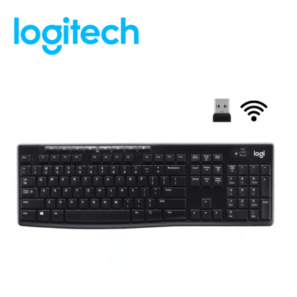 Teclado Logitech K270 Wireless Unifying USB SP Black | 920-004426