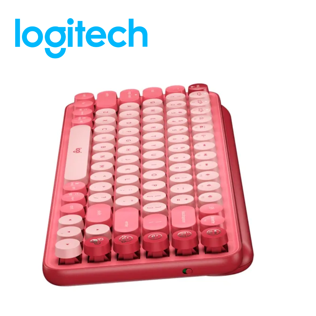 Teclado Logitech Pop Keys Multi-Device Wireless/BT Coral Rose | 920-010715 - Imagen 3