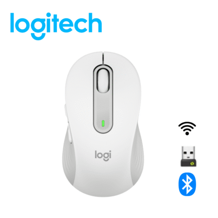 Mouse Logitech Signature M650 Silent Wireless/Bluetooth White | 910-006252