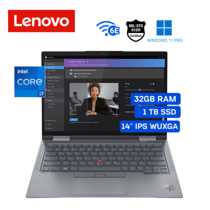 Laptop Lenovo Convertible ThinkPad X1 Yoga, 14" WUXGA IPS Touch, Core i7-1355U, 32 GB, 1 TB SSD, Video Iris Xe, Windows 11 Pro | 21HR0016LM