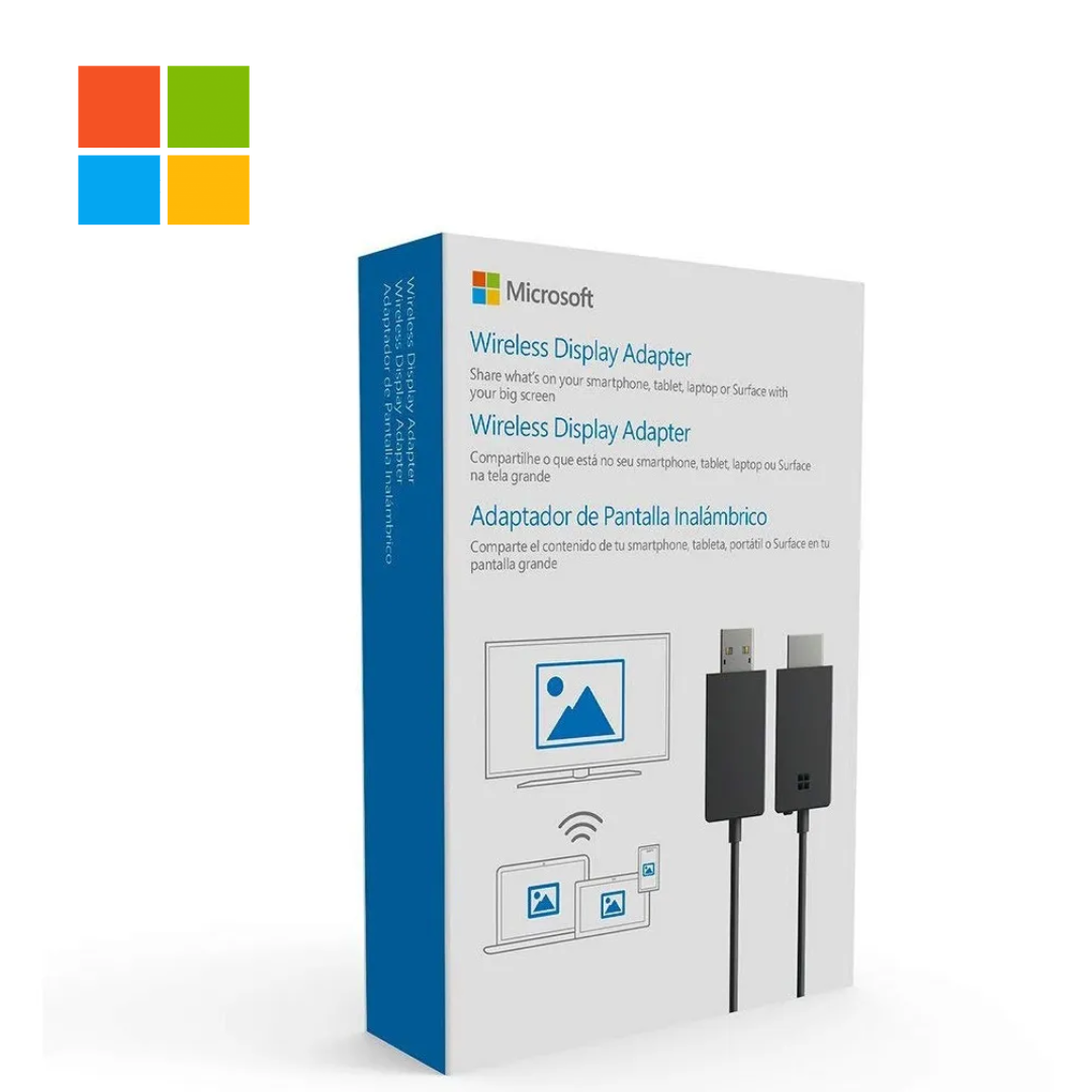 Microsoft Adaptador Wireless Display V2, Wi-Fi Certified Miracast