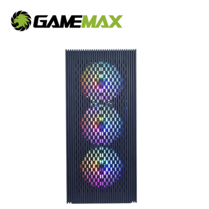 GAMEMAX Case Gamer EDGE, Malla, 4 FRGB, Negro, Sin Fuente | Gamer EDGE