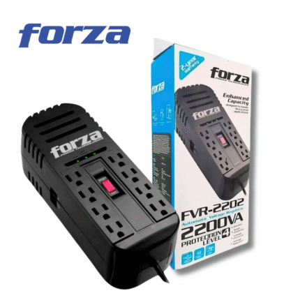 Estabilizador Forza 2200VA, FVR-2202, 8 Tomas, 220V | 2200VA
