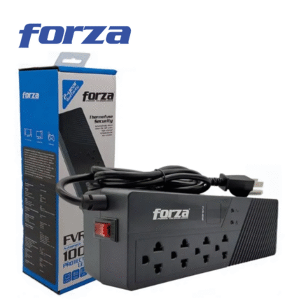 Estabilizador Forza 1000 VA, 500 W, 4 Tomas, 220 V | FVR-1002