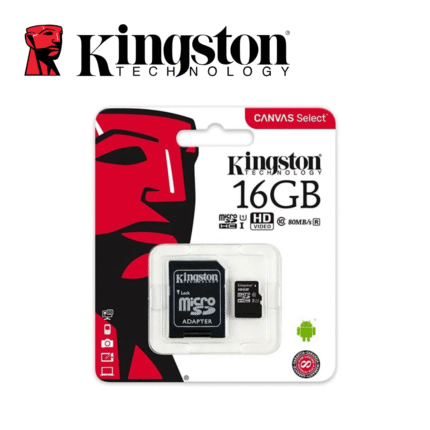 Kingston Memoria Micro SD 16 GB, Con Adaptador | SDCS/16GB