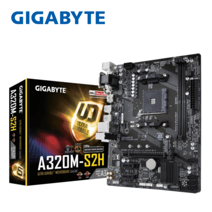 Gigabyte Placa Madre A320M-S2H, Rev 1.0, DDR4, SATA 6.0, USB 3.1, Chipset A320, Socket AM4 | A320M-S2H
