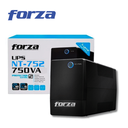 Forza UPS Interactivo 750 VA/375 W, 6 Salidas | NT-752U
