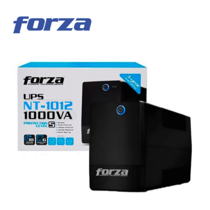 Forza UPS 1000 VA/500 W, 6 Tomas, 220 V | NT-1012U
