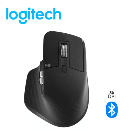 Mouse Logitech MX Master 3S, Edición Bluetooth, 8000 ppp, Grafito | 910-007502