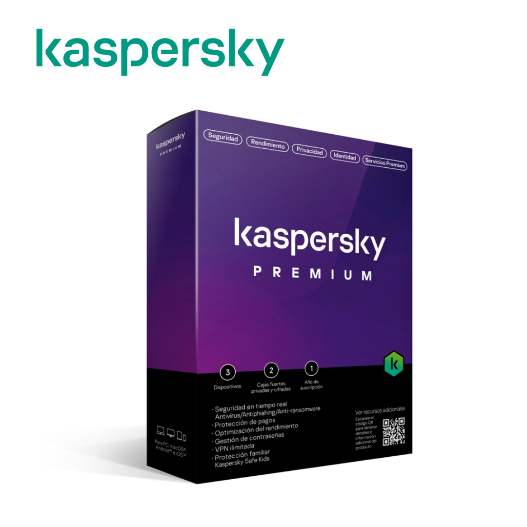 Kaspersky Antivirus Premium, 3 PC, Licencia 1 Año | KL1047D5CFS