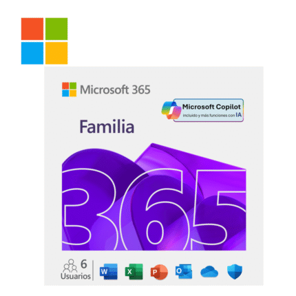 Microsoft Suscripción 365 Family, Virtual, 5 Usuarios