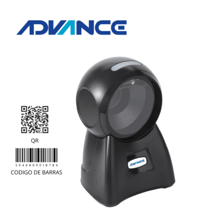 Escáner Advance ADV-6012N, Plataforma QR y Código de Barras | ADV-6012N