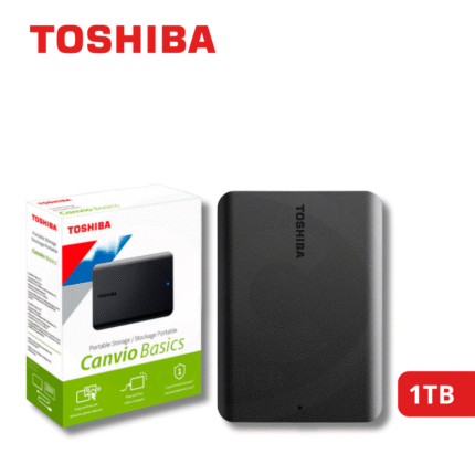 Disco duro Toshiba Canvio Basics, 1 TB, Negro | HDTB510XK3AA