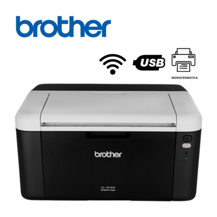 Impresora Brother HL-1212W, Láser Monocromática, Wi-Fi | HL-1212W