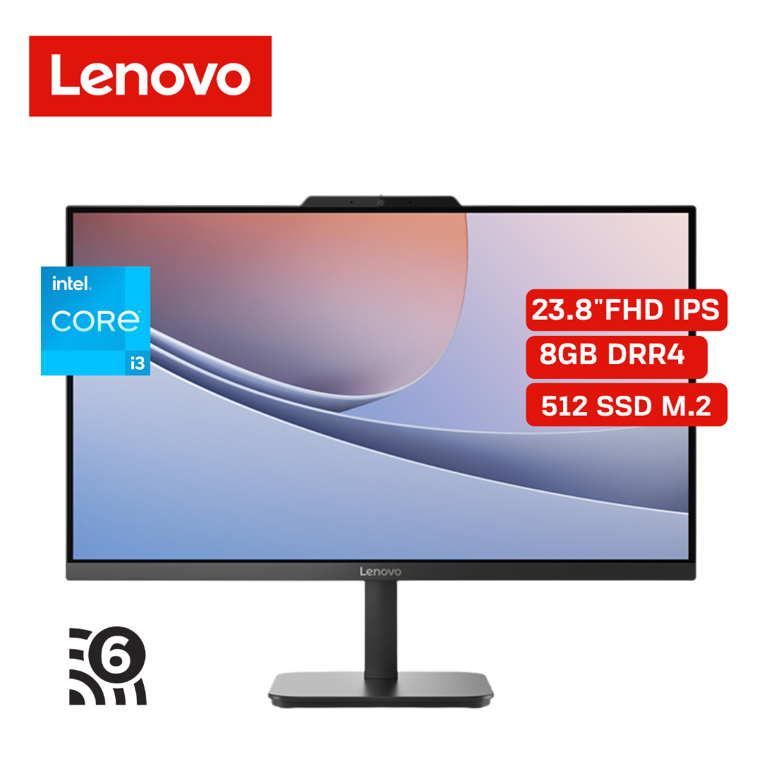 All-in-one Lenovo V100, 23.8" FHD IPS, Core i3 N305 3.8GHz, 8GB DDR4 | 13BE004ALD