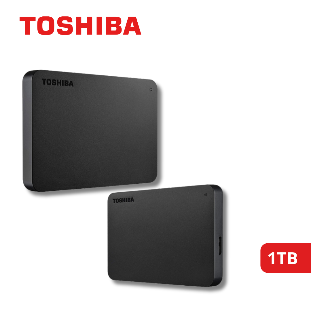 Disco duro Toshiba Canvio Basics, 1 TB, Negro | HDTB510XK3AA - Imagen 2