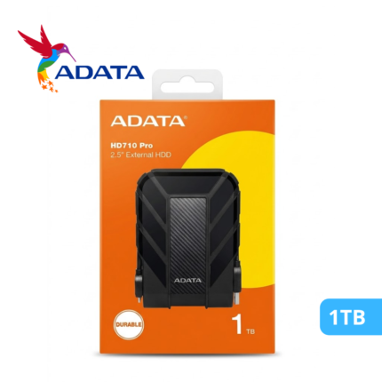 Disco Duro Externo Adata HD710 Pro, 1TB, Negro, USB 3.2 | AHD710P-1TU31-CBK