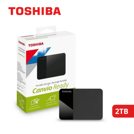 Disco duro Toshiba Canvio Ready, 2 TB, Negro | HDTP320XK3AA