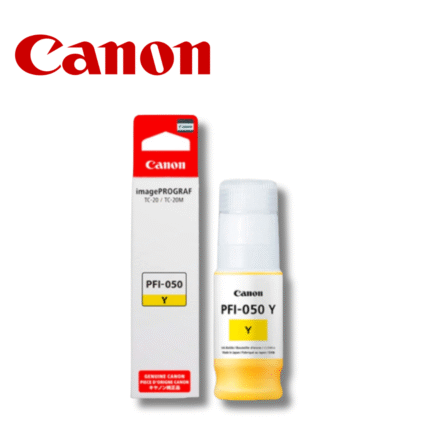 Tinta Canon Original PFI-050 Y, Amarillo| PFI-050
