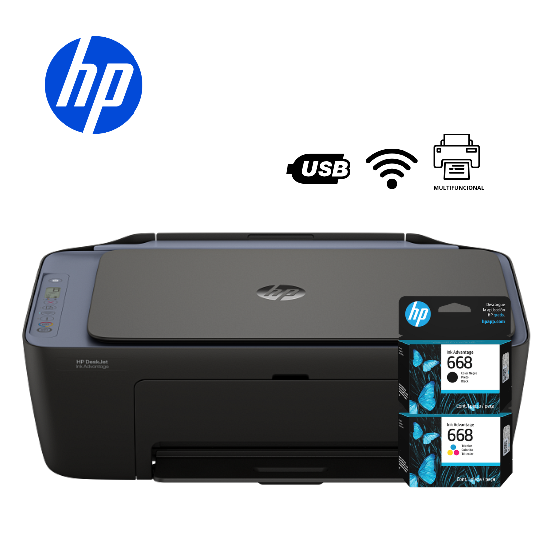 Impresora HP DeskJet Ink Advantage 2975, Inyección térmica, Negro | AJ4Y4A