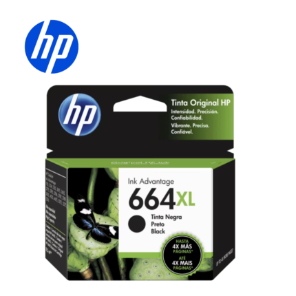 Cartucho HP 664XL Negro, rinde ~480 páginas | F6V31AL