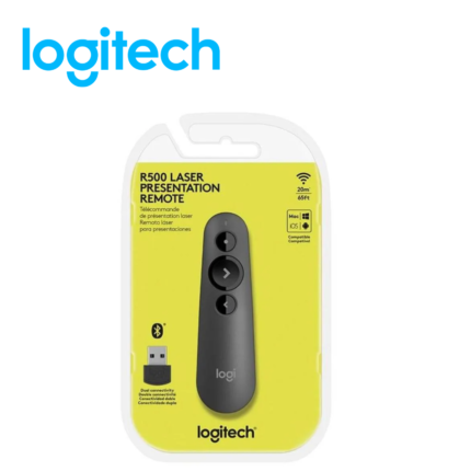 Puntero Logitech R500 Bluetooth Wireless 20m Red Laser | 910-006518