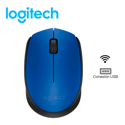 Mouse Logitech M170, Inalámbrico, Azul | 910-004800