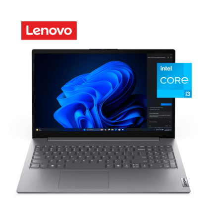 Laptop Lenovo V15 G5 IRL de 15.6 pulgadas FHD TN con Procesador Core i3-1315U de hasta 4.5GHz, 8GB de RAM DDR5-5200 y SSD de 512GB | 83GW005MLD