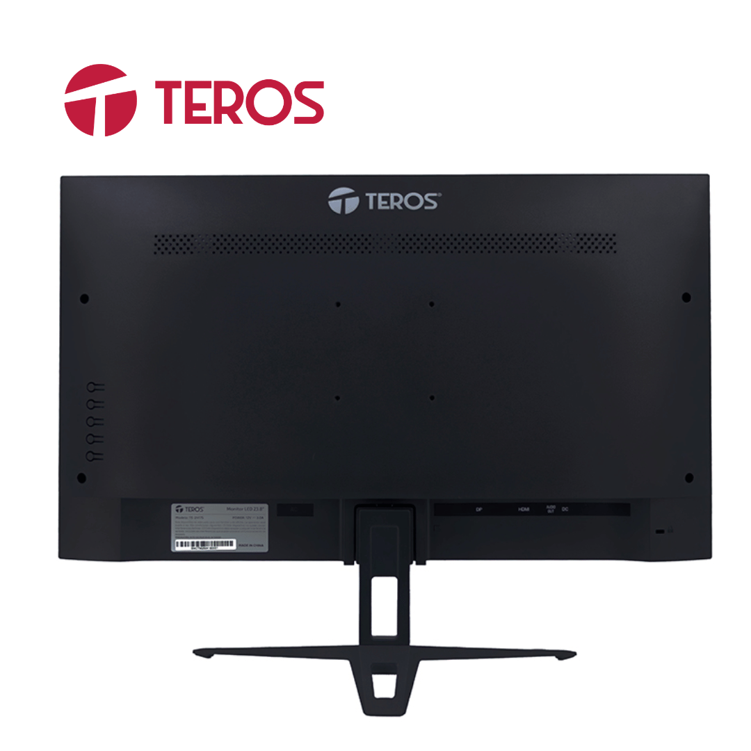 Monitor plano TEROS TE-2417S, 23.8" FHD IPS, 144Hz, 1ms, HDMI, DP, Audio out, Parlantes - Imagen 2