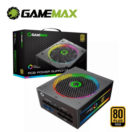 Fuente de Poder RGB-550W Gamemax Modular 80Plus Gold - 550W