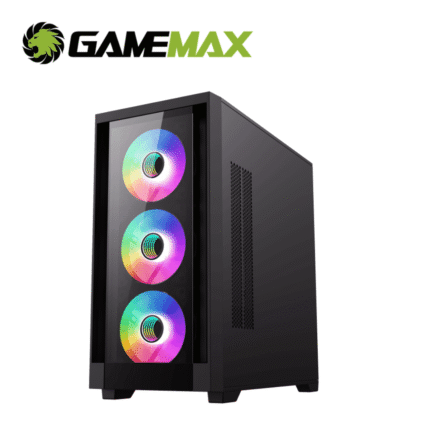 Case Gamer GAMEMAX DEFENDER TG Vidrio 4-ARGB sin fuente
